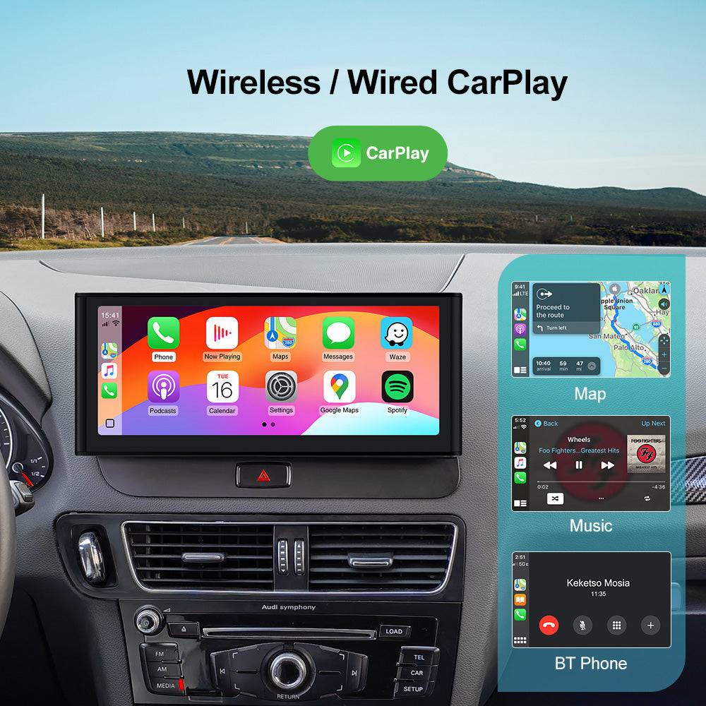 Apple Carplay Android Auto Interface Automotive Manufacturer For Audi A3 A4 A5 A6 A7 A8 Q3 Q5