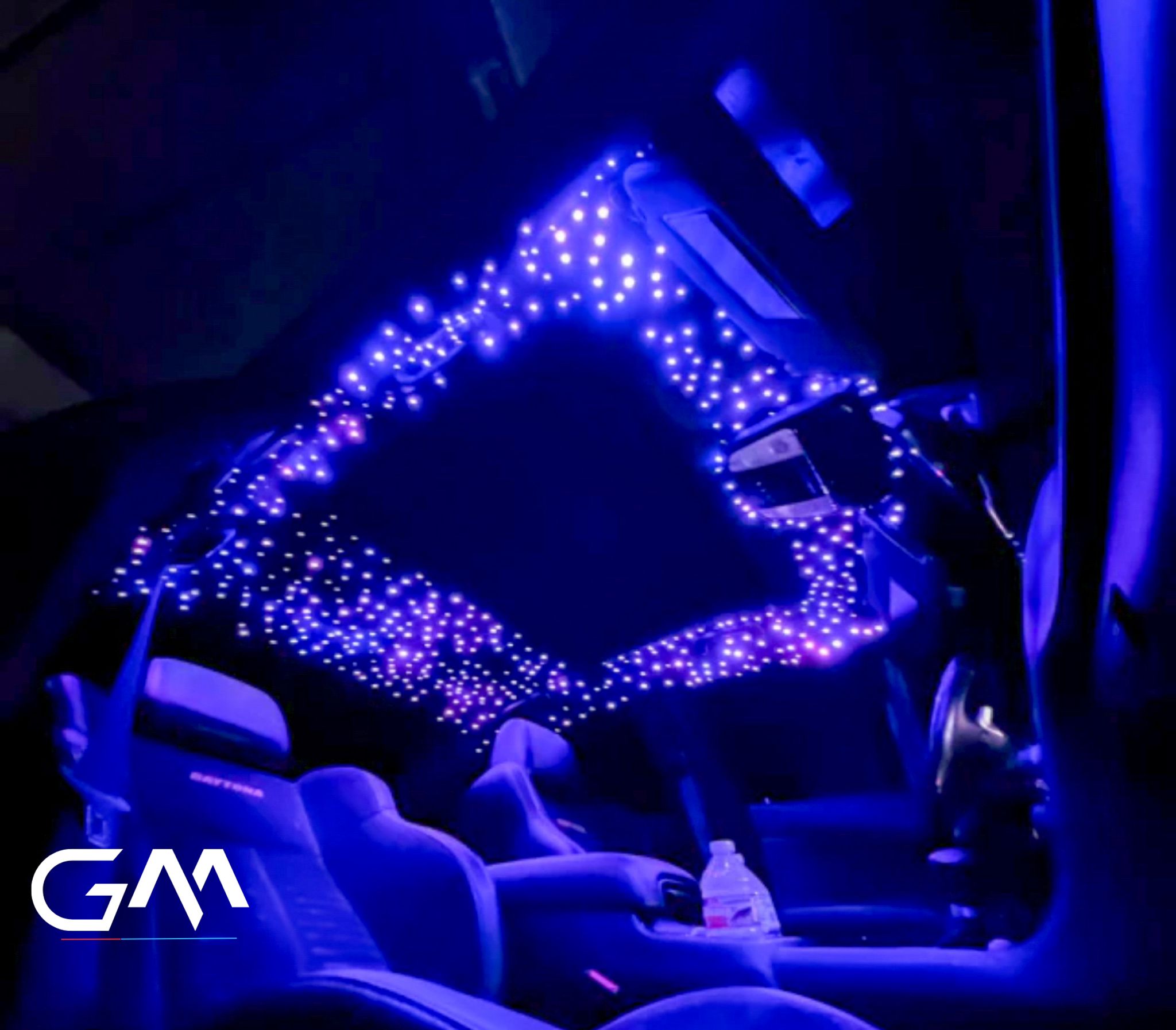 Starlight headliner for cars, fiber optic star ceiling roof kit, custom starlight roof installation, luxury starlight headliner upgrade, LED star roof for Mercedes BMW Audi, Rolls-Royce style starlight headliner, car interior starlight ceiling light kit, ambient roof lighting system, star ceiling lights for vehicle interior, starlight headliner retrofit, DIY starlight roof kit, multicolor starlight headliner for car interiors, starlight LED roof light with remote control.