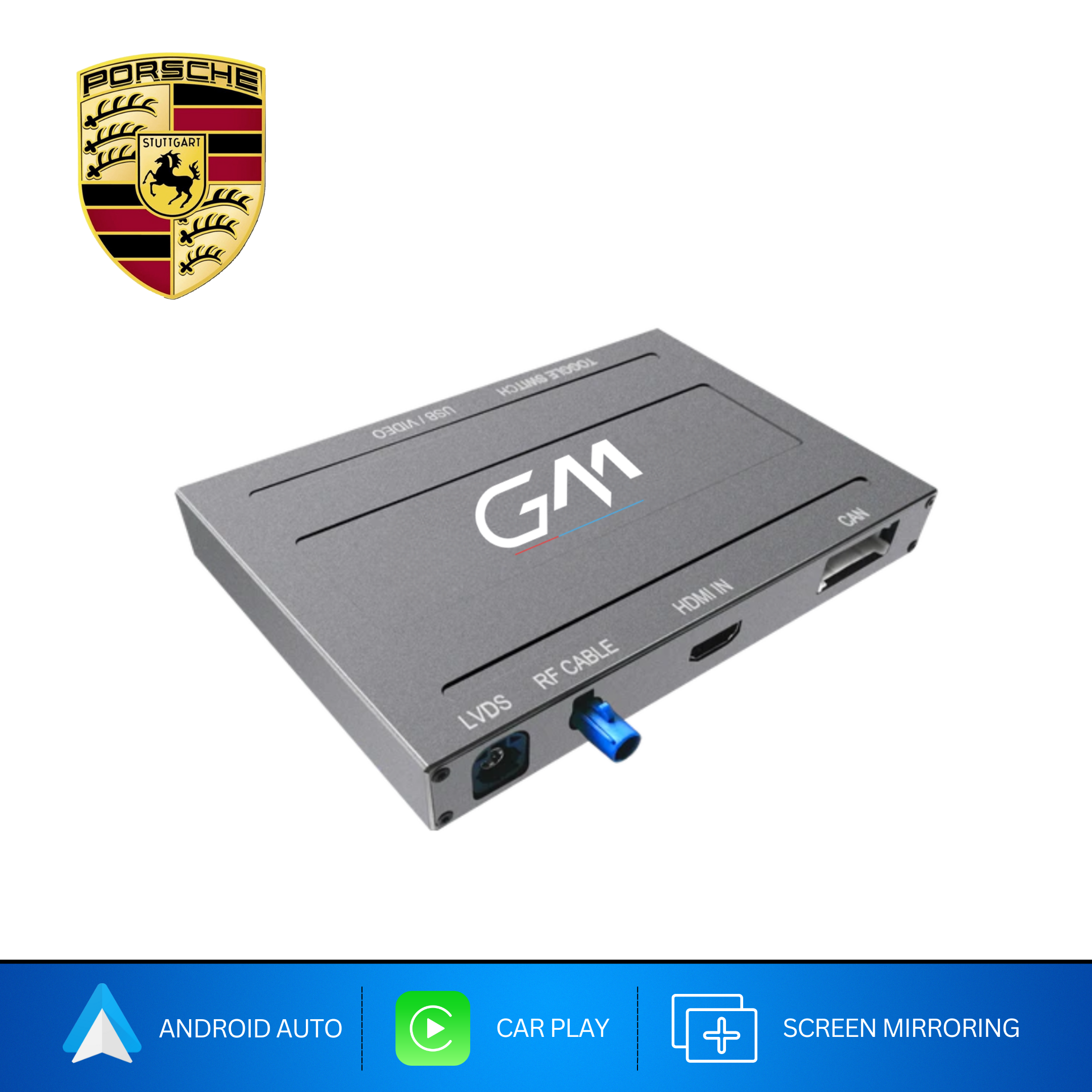 Wireless CarPlay Android Auto MMI Interface Adapter Prime Retrofit For Porsche 911 Bosxter  | German Mods UK