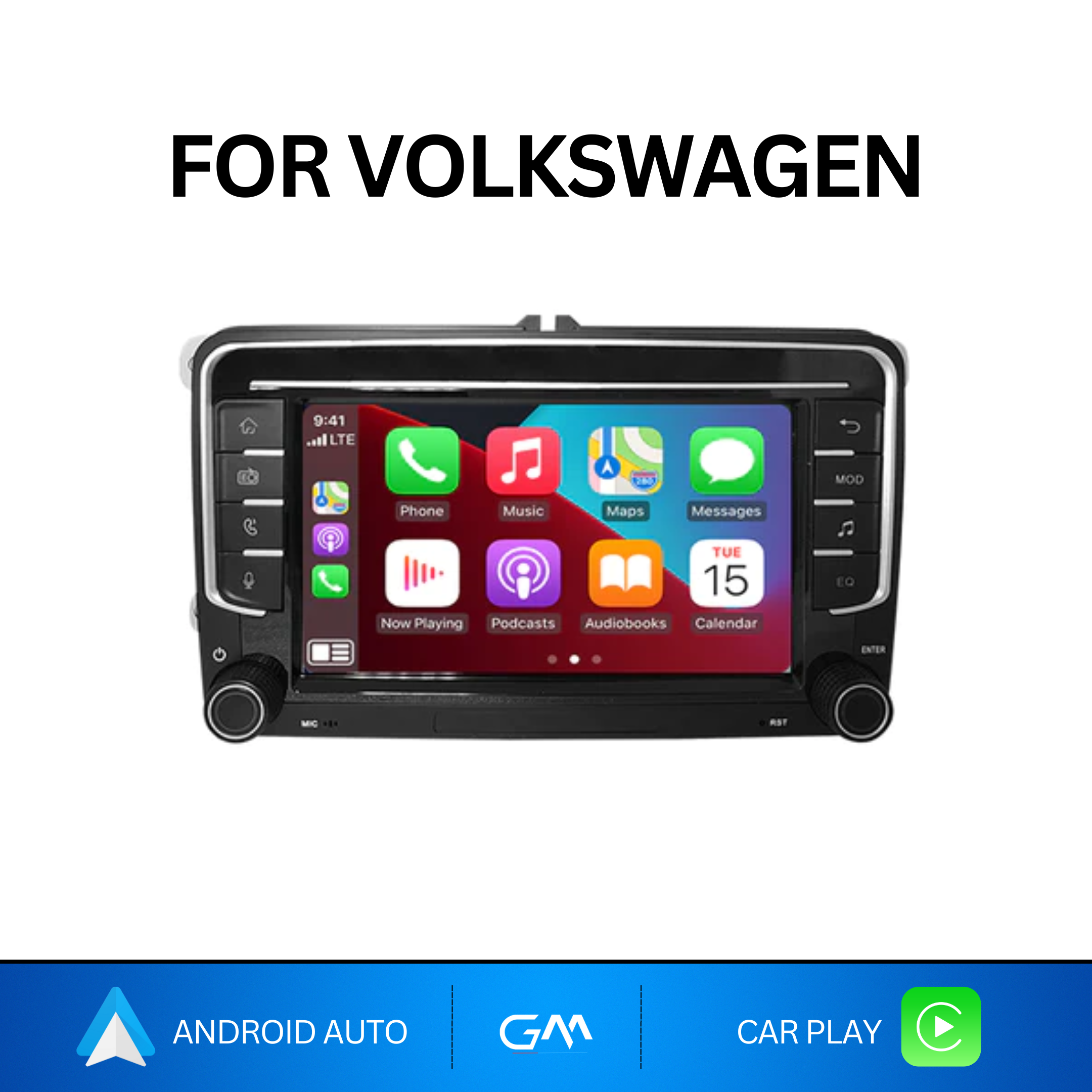 VW Wireless CarPlay 7" Screen