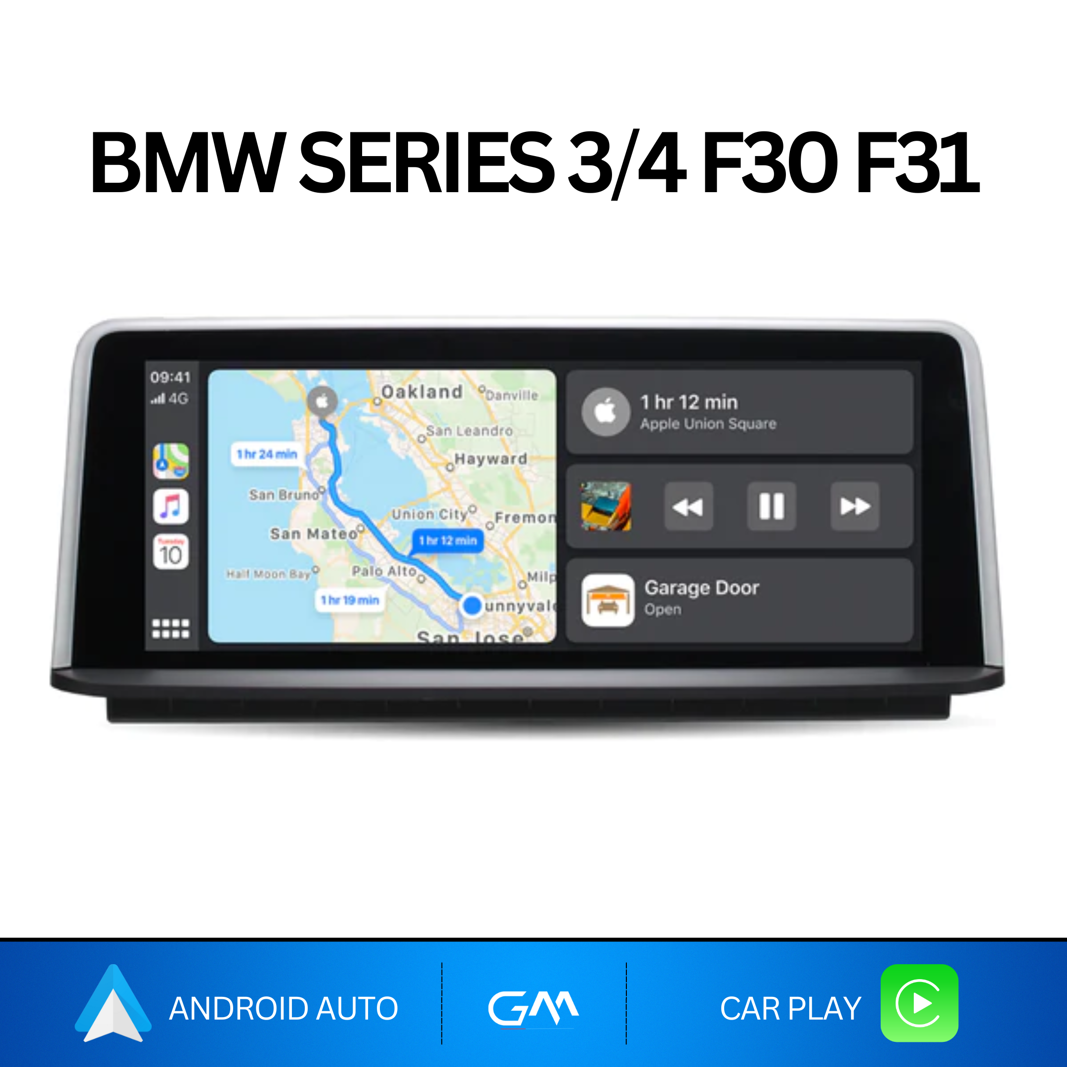 BMW 3/4 Series F30 F31 — CarPlay Screen